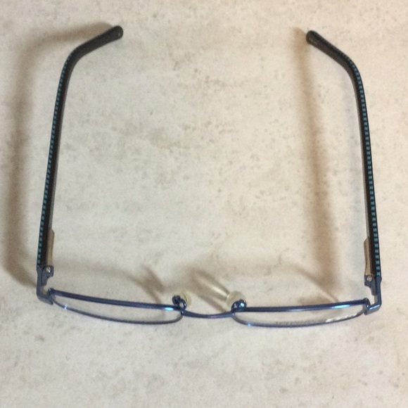 NWT Seventeen royal blue retro metal eyeglasses new old stock - Picture 3 of 16